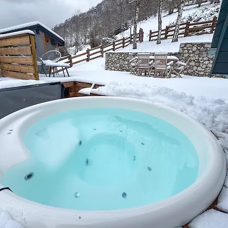 Σαλέ Le Rene-sens, 5p Avec Bain Nordique, Piscine Et Vue Pyrenees *