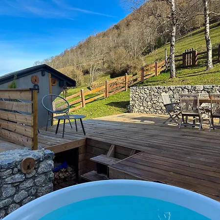 Le Rene-Sens, Chalet 5P Avec Bain Nordique, Piscine Et Vue Pyrenees Boutx