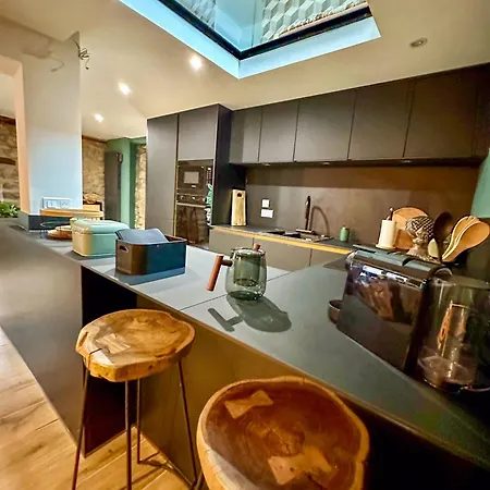 Le Rene-sens - 5 Pers - Grande Terrasse - Bain Nordique - Piscine シャレー ブトゥー