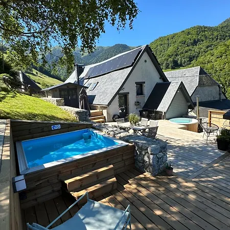 Chalet Rénové - 5 Pers - Grande Terrasse - Bain Nordique à Jets - Piscine Boutx
