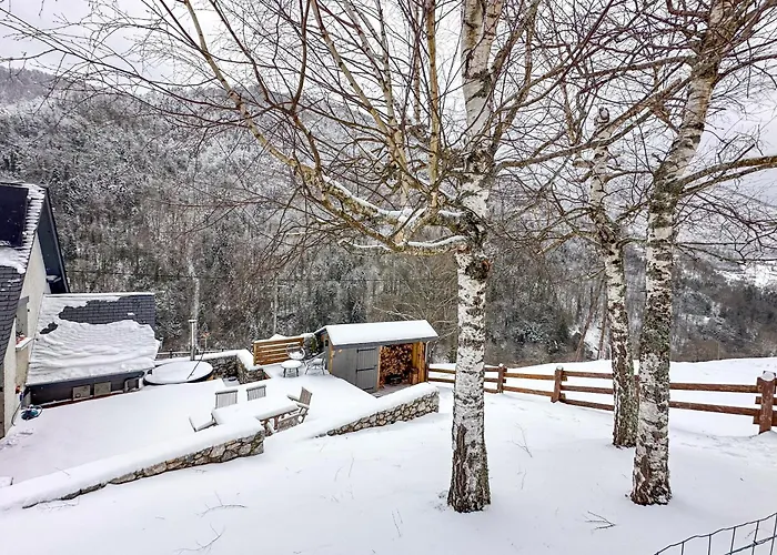 Le Rene-sens - 5 Pers - Grande Terrasse - Bain Nordique - Piscine Chalet *