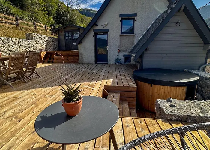 Le Rene-sens - 5 Pers - Grande Terrasse - Bain Nordique - Piscine * Boutx