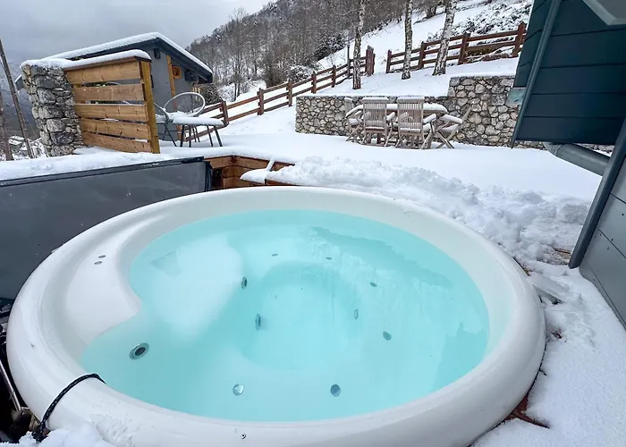 Chalet Le Rene-sens - 5 Pers - Grande Terrasse - Bain Nordique - Piscine *