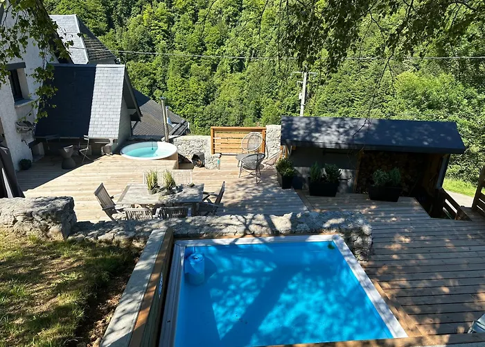 Chalet Le Rene-sens - 5 Pers - Grande Terrasse - Bain Nordique - Piscine